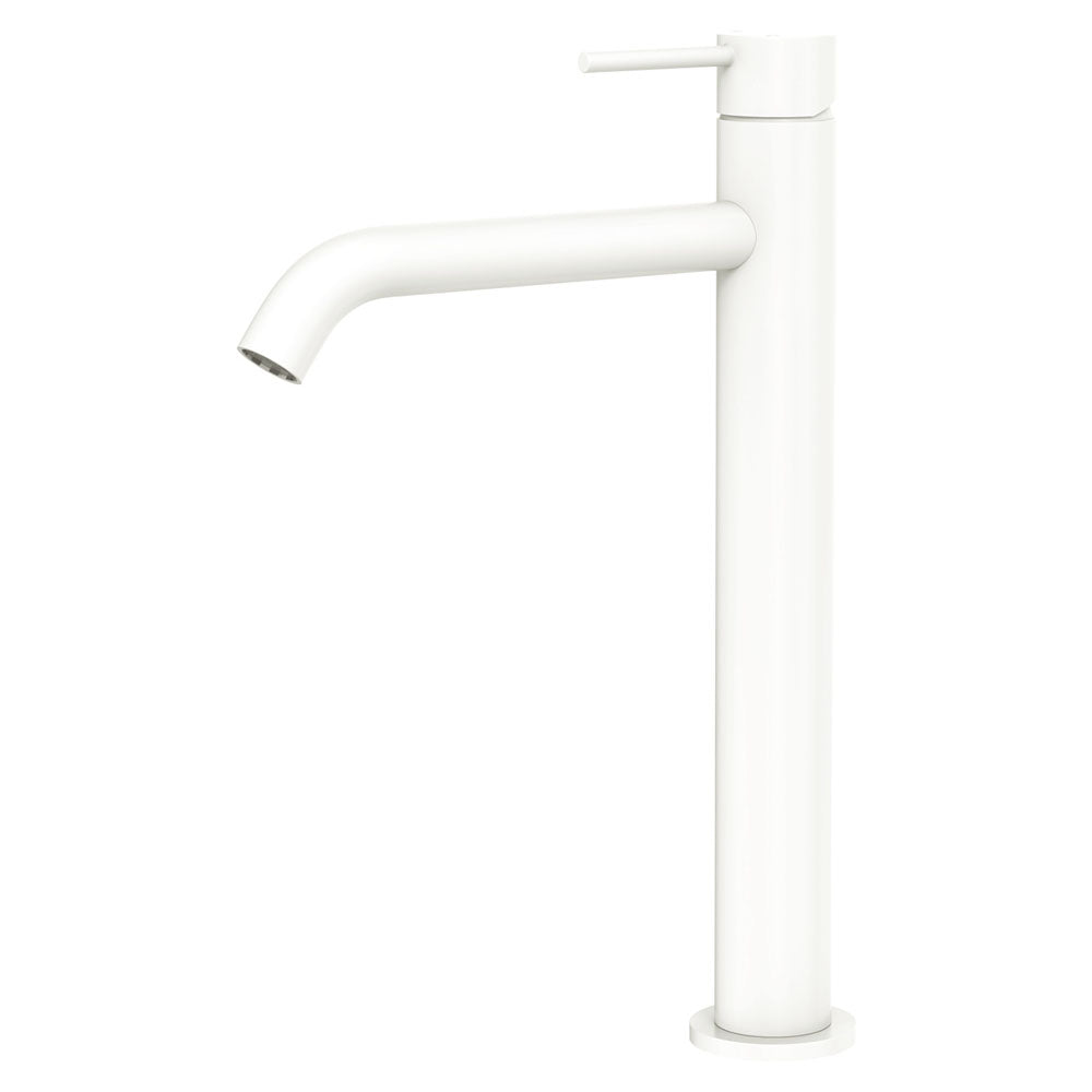 Fienza 228107MW Kaya Basin Tall Mixer, Matte White