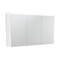 Fienza PSC1200MW-LED 1200mm Mirror LED Cabinet, Satin White - Special Order