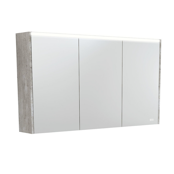 Fienza PSC1200X-LED 1200mm Mirror LED Cabinet, Industrial - Special Order