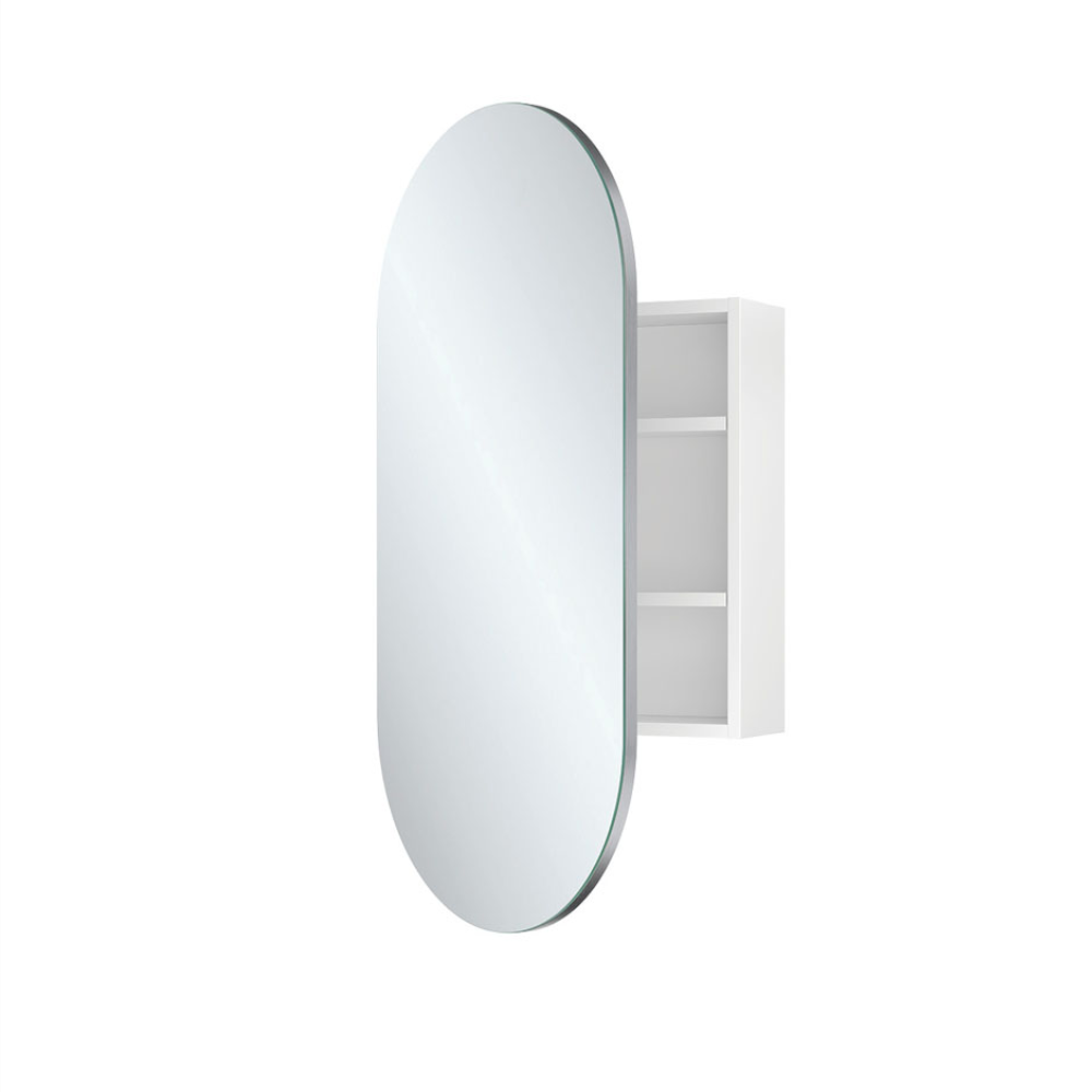 Fienza PSH450PILL Pill 450 X 900mm Mirror Cabinet