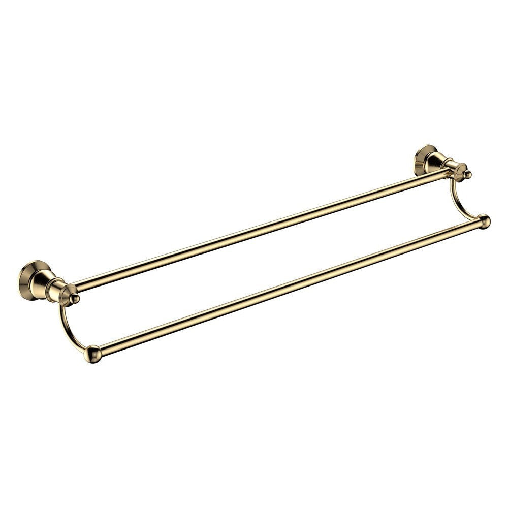 Fienza 81008UB Lillian Double Adjustable Towel Rail, Urban Brass