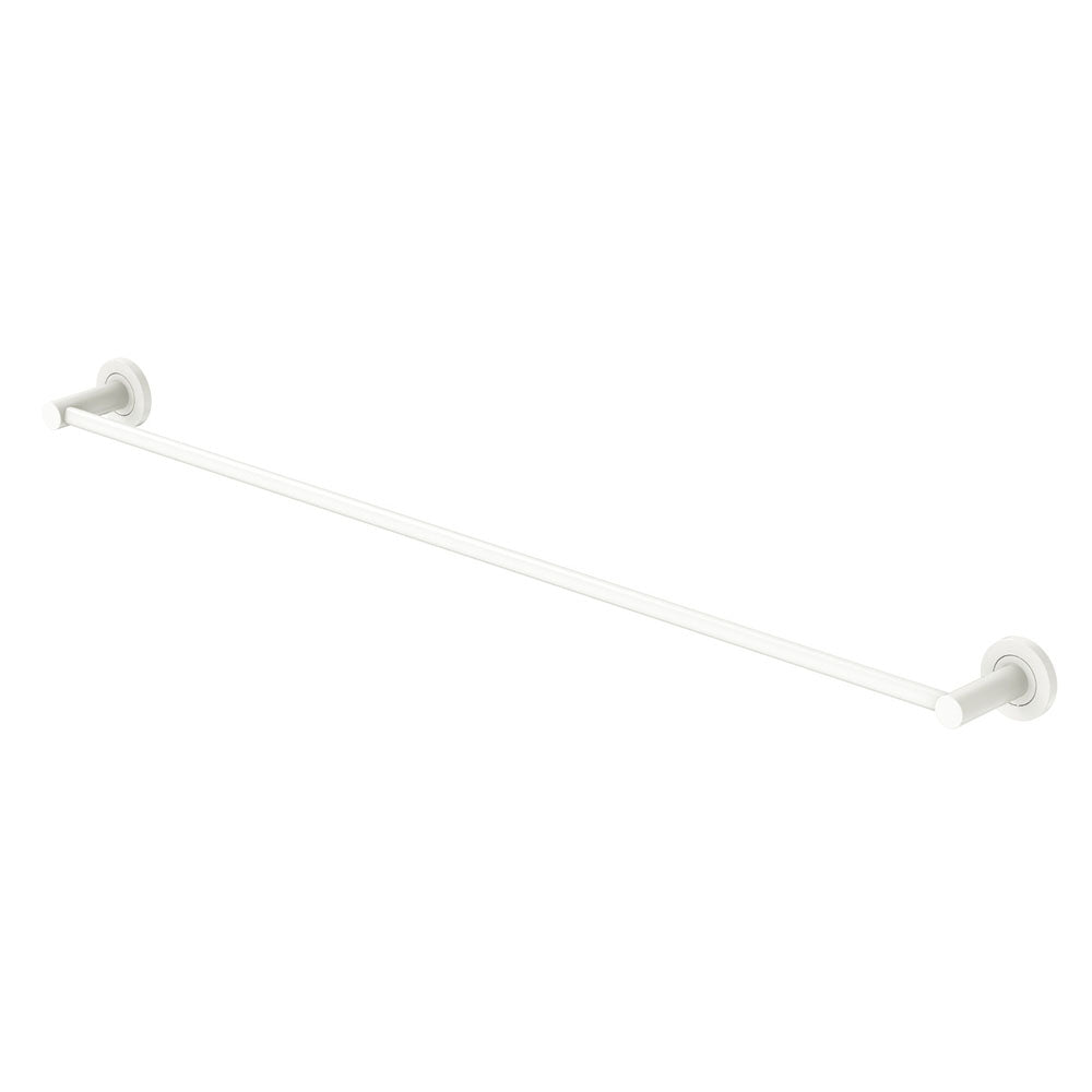 Fienza 82801MW Kaya 900mm Single Towel Rail, Matte White