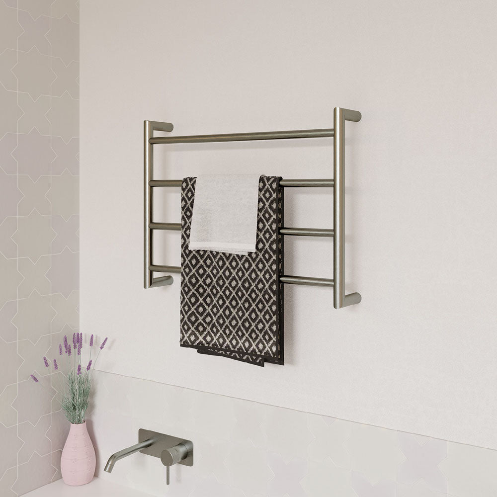 Fienza Kaya 8286045BN Heated Towel Rail, 600 x 450mm, Brushed Nickel - Specia Order