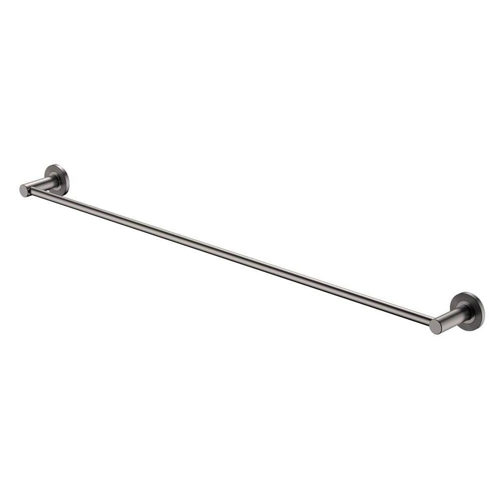 Fienza Axle Single Towel Rail 900mm 83101GM - Gunmetal Grey