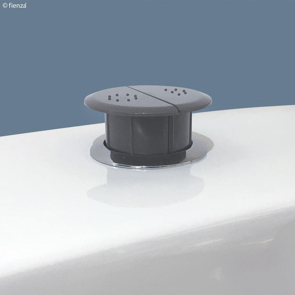 Fienza 890200G Raised Care Flush Buttons, Grey