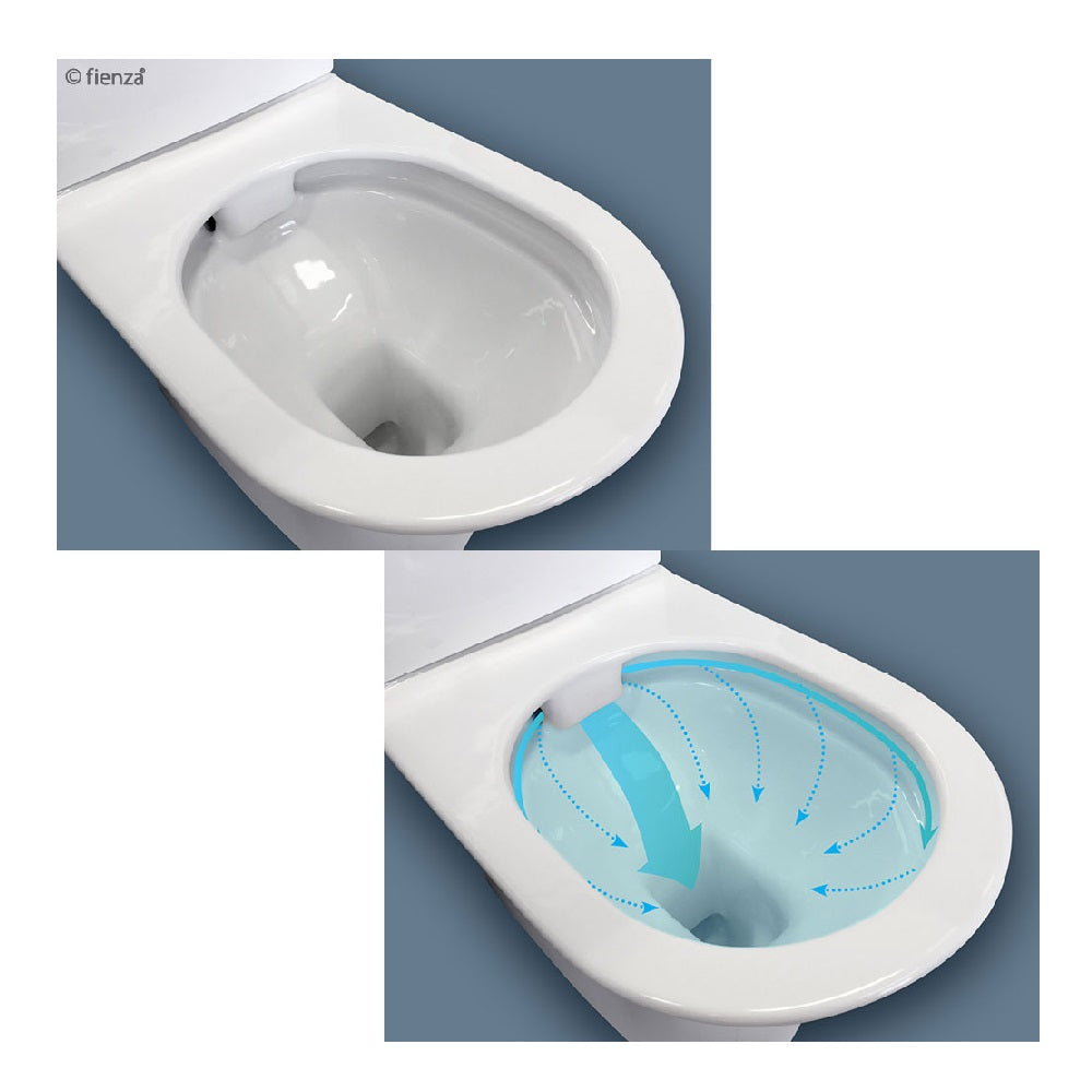 Fienza K1223A Escola Suite S-Trap 90-160mm Toilet, White