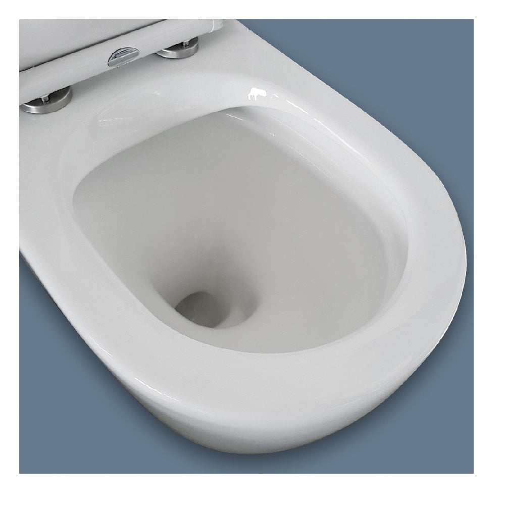 Fienza K014B Isabella S-Trap 160-230mm Toilet Suite, White