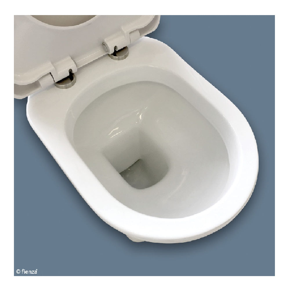 Fienza 870630WA Washington RAK Front Lever Adjustable Link S-Trap 270-320mm Toilet Suite, White
