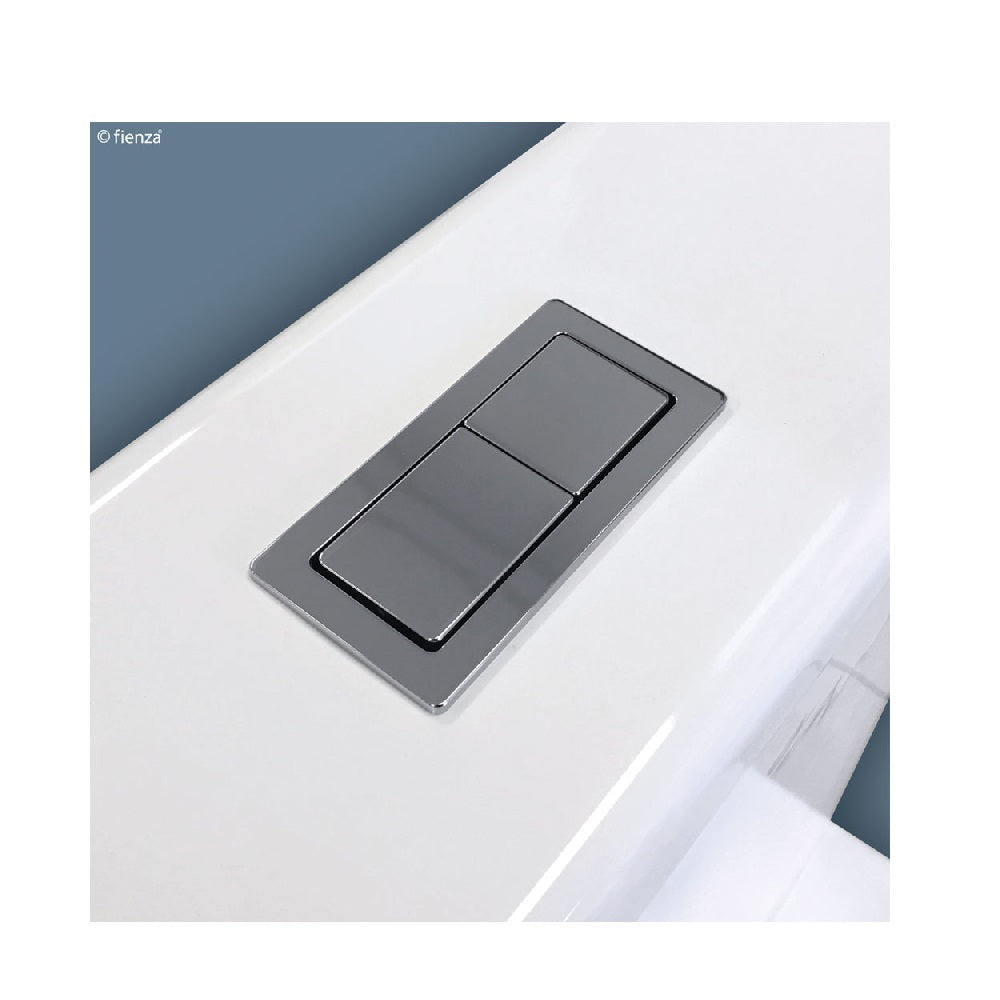 Fienza K011B-2 Alix Extended Height Slim Seat S-Trap 160-230mm Toilet Suite, White