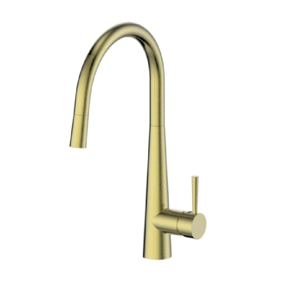 Greens Galiano Pull-Down Sink Mixer Brushed Brass 17520361 - Special Order