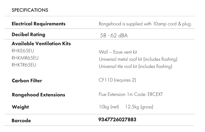 Euro Appliances EA90SX2 90cm Stainless Steel Canopy Rangehood