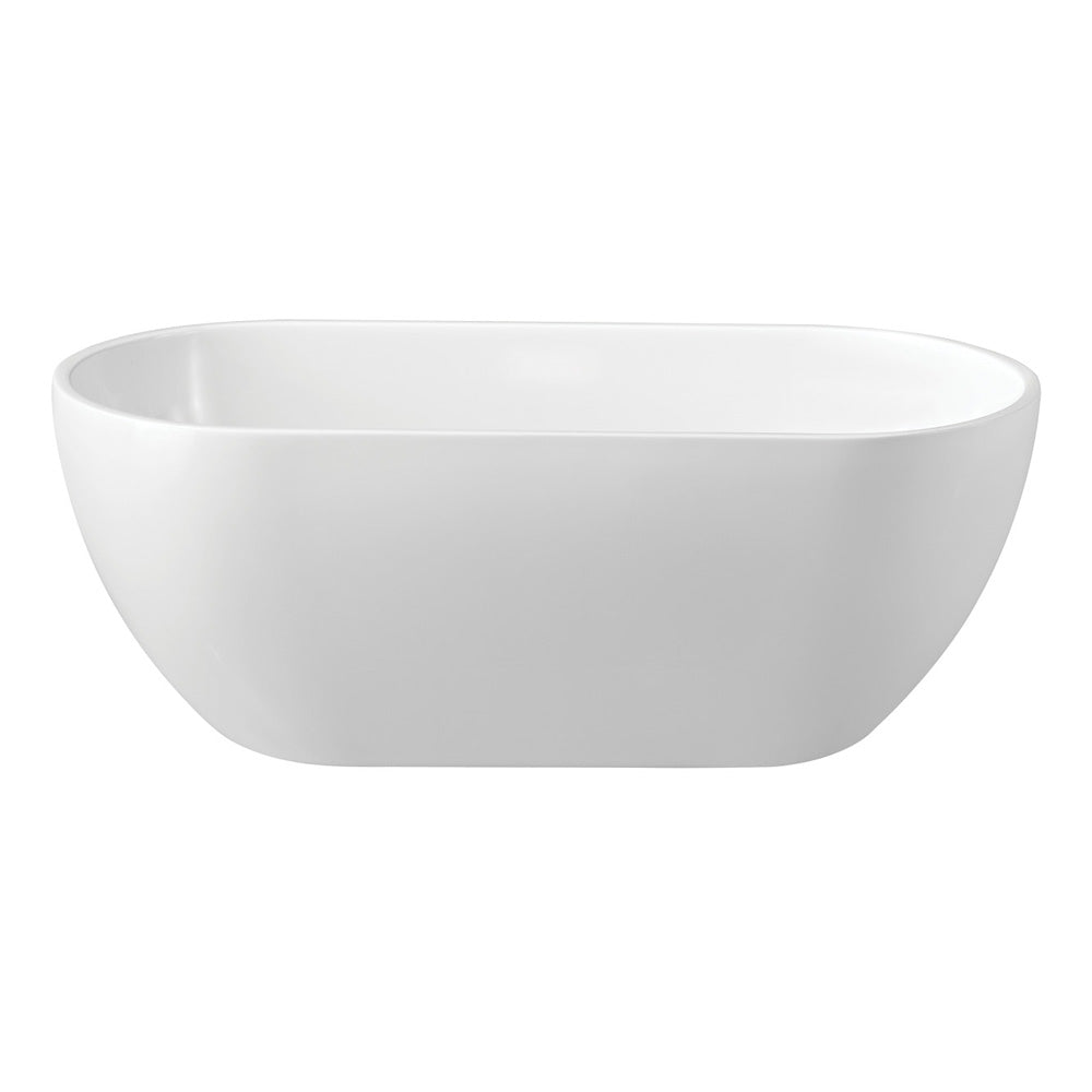 Fienza FR11572 Koko Freestanding Acrylic Bath, Matte White