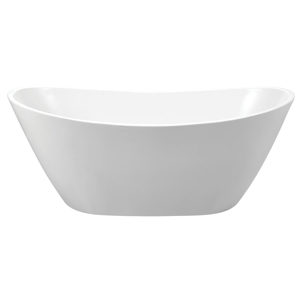 Fienza FR11 Paola Freestanding Acrylic Bath, Gloss White