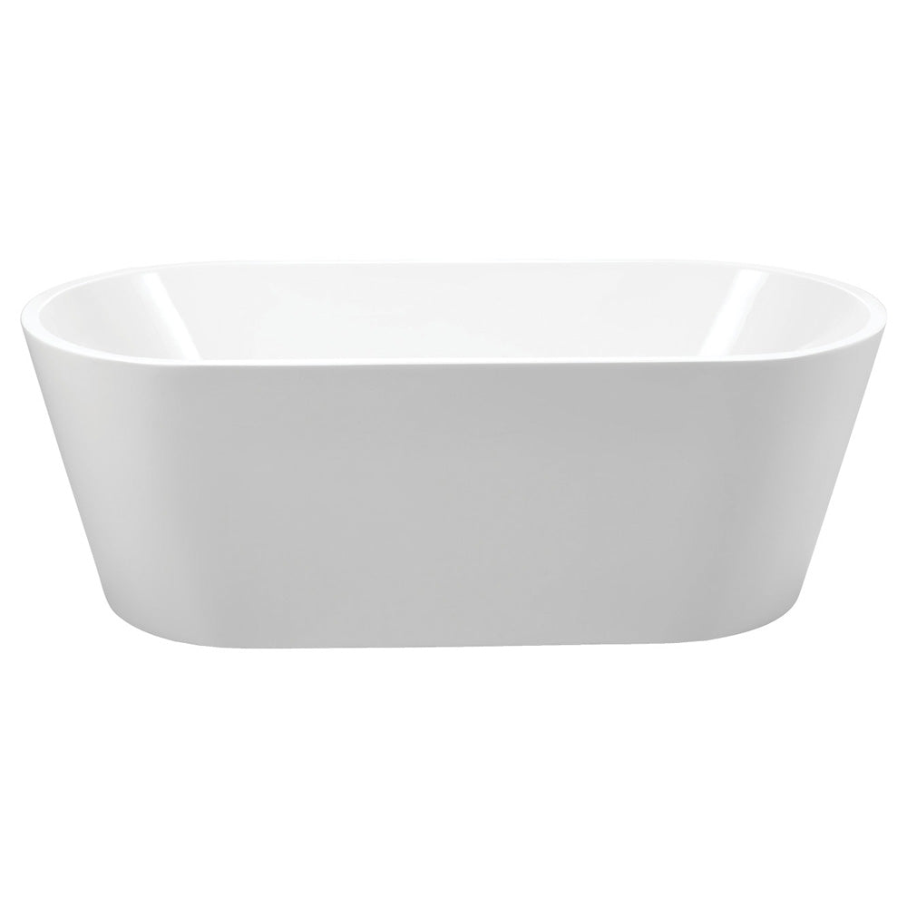 Fienza Empire Freestanding Acrylic Bath, Gloss White
