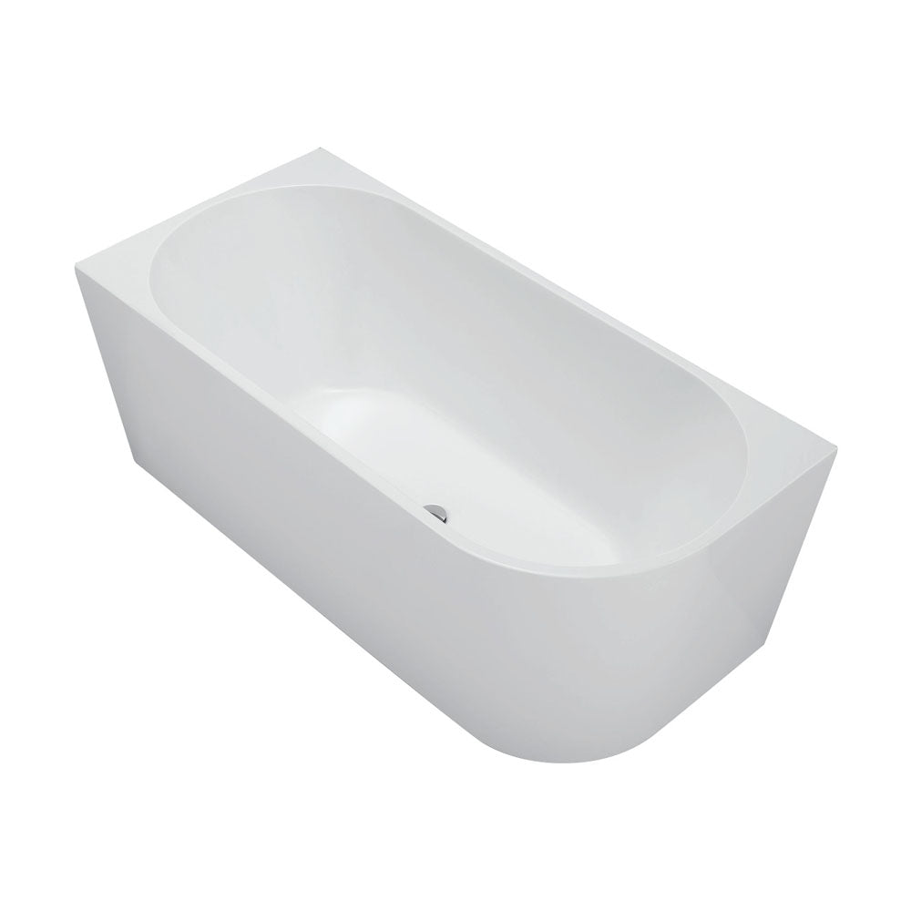 Fienza Isabella Acrylic Corner Bath 1700mm - Gloss White