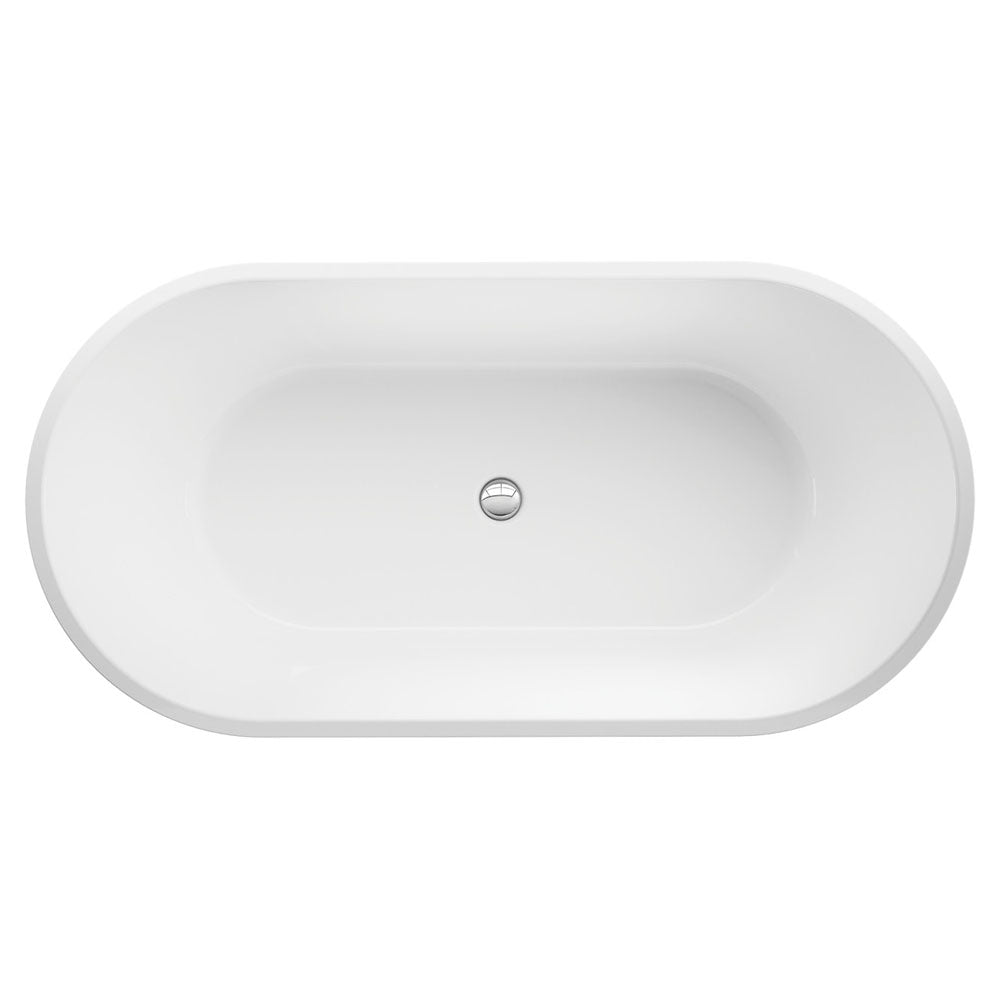 Fienza FR71-1400 Austin Freestanding Acrylic Bath 1400mm, Gloss White