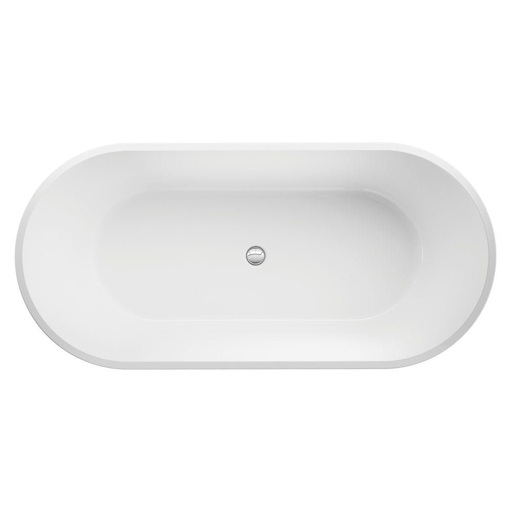 Fienza FR71-1700 Austin Freestanding Acrylic Bath 1700mm, Gloss White