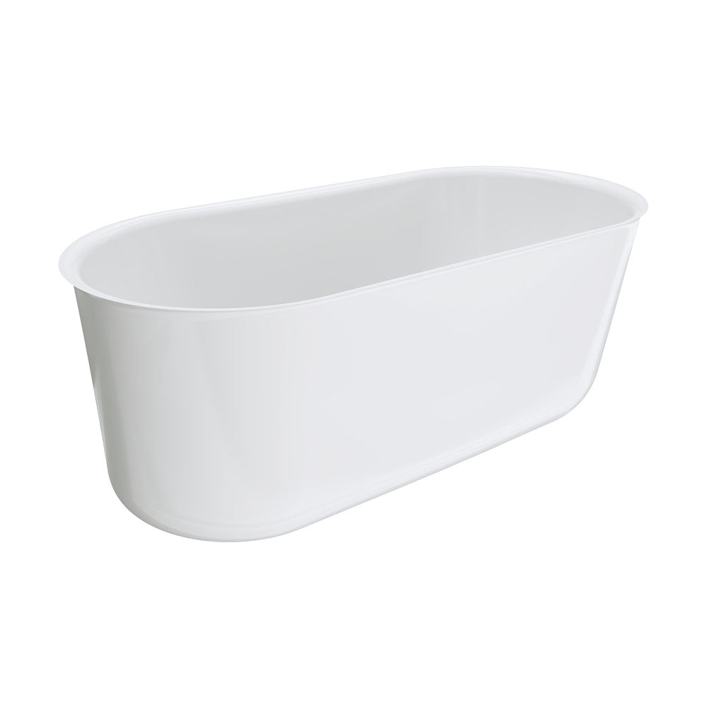 Fienza FR72-1700 Windsor Freestanding Acrylic Bath 1700mm, Gloss White