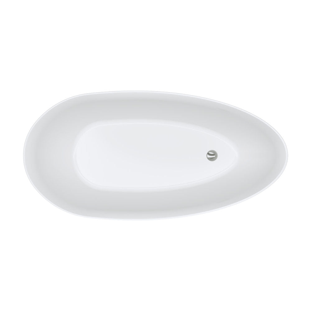 Fienza FR94-1700 Dayo Freestanding Acrylic Bath 1700mm, Gloss White