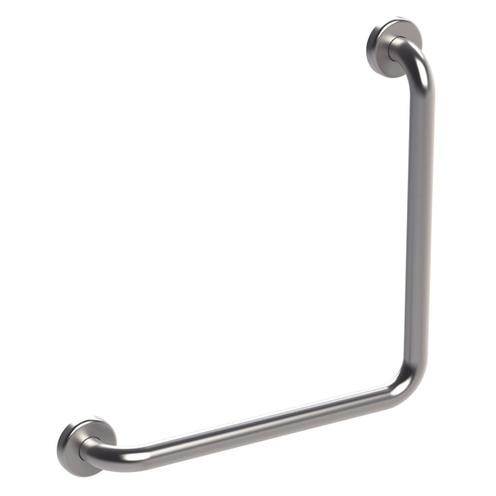 Fienza Care GRAB4545 Ambulant 90° Degrees 450x450mm Stainless Steel Grab Rail