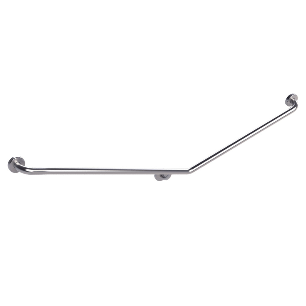 Fienza GRAB9070L Care Ambulant 40° 900x700mm Stainless Steel Left Hand Grab Rail