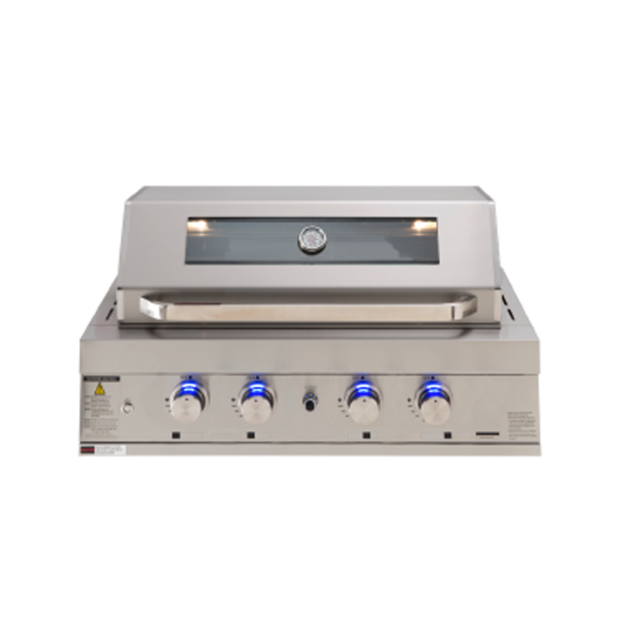 Euro Appliances HN900RBQ 90cm Stainless Steel Built In BBQ with Window