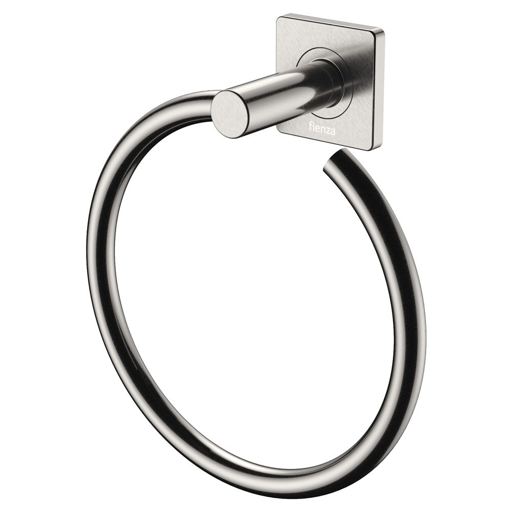 Fienza Sansa Hand Towel Ring 83202BN - Brushed Nickel