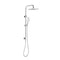 Huntingwood Twin Shower With Rail Chrome T9788CP (Special Order)