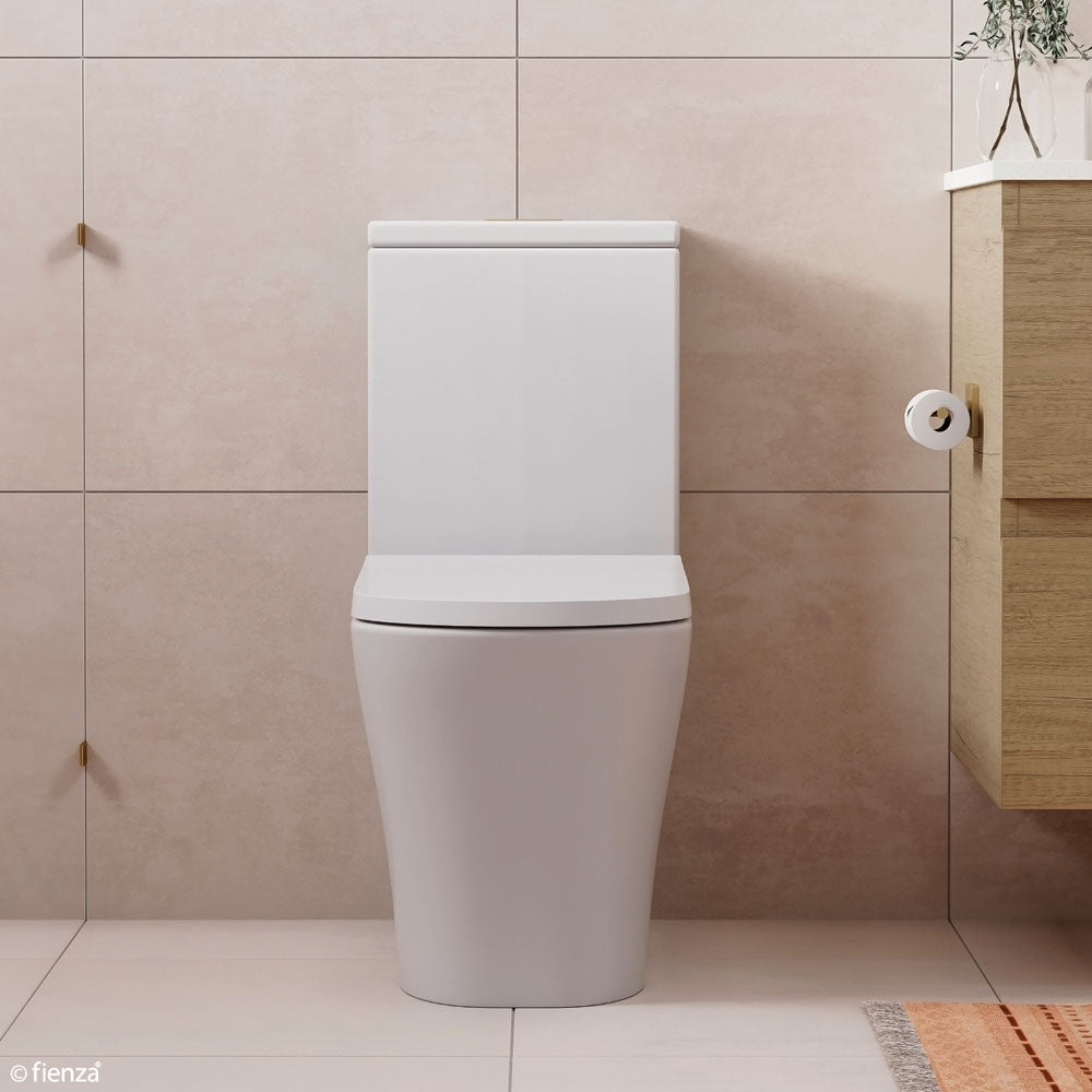Fienza K018B Chloe S-Trap 160-230mm Back to Wall Toilet, White