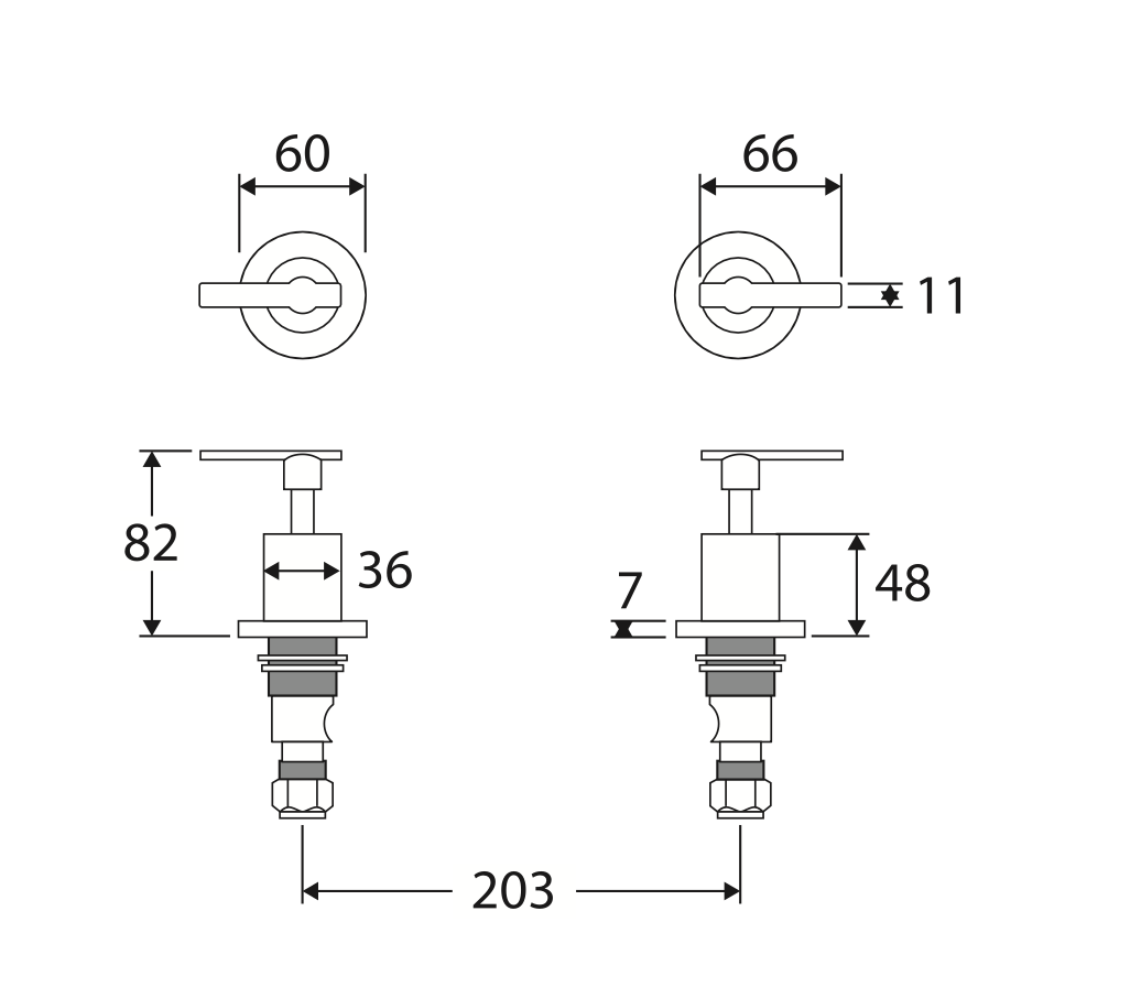 Fienza Michelle Lever - Chrome