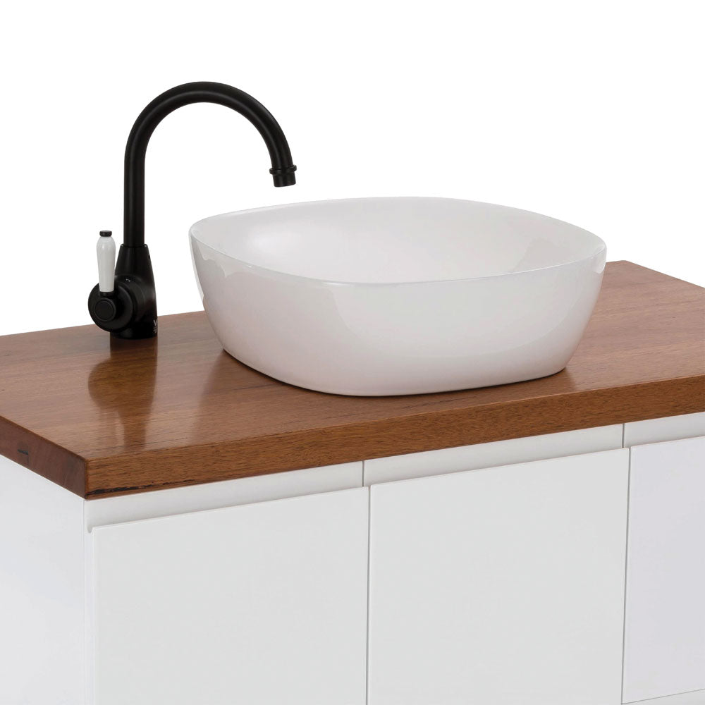 Fienza Koko RB184 370mm Above Counter Basin, Gloss White