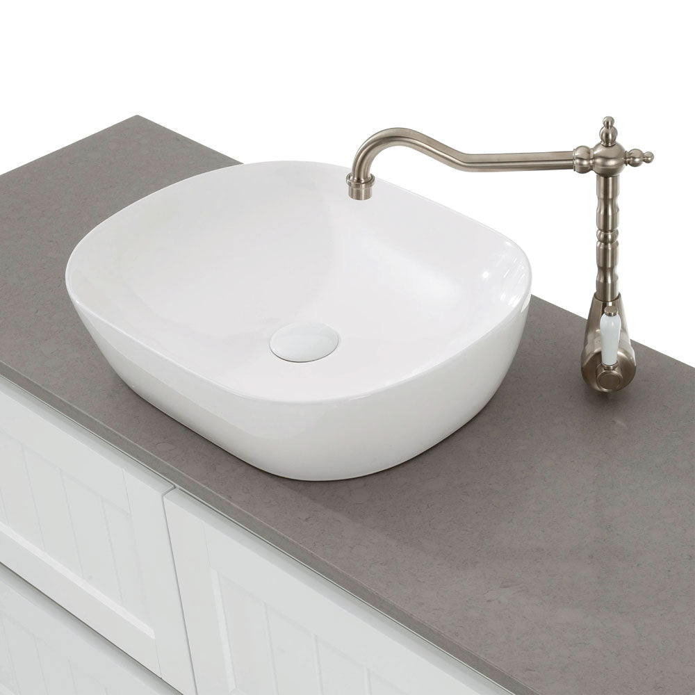 Fienza Koko RB185 465mm Above Counter Ceramic Basin, White