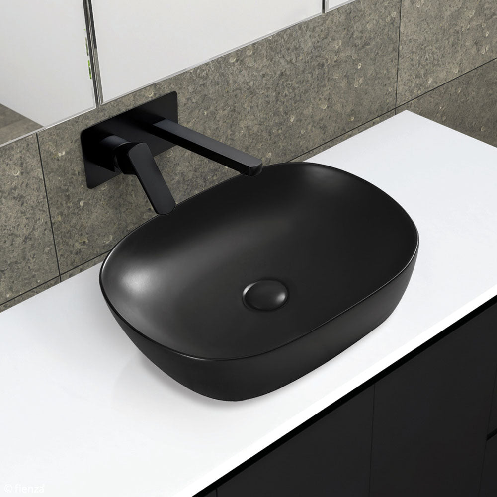 Fienza RB185B Koko 465mm Above Counter Basin, Matte Black