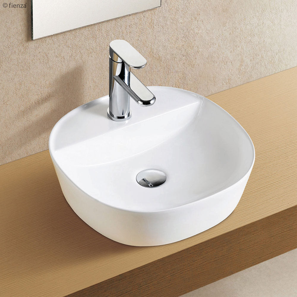Fienza RB2201 Chica 405mm Above Counter Ceramic Basin, White