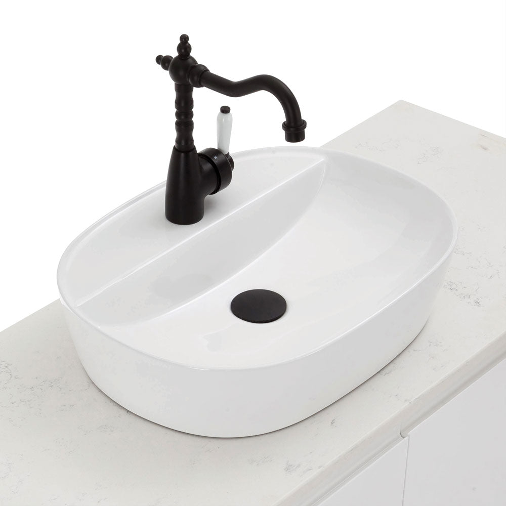 Fienza RB2202 Chica 500mm Above Counter Ceramic Basin, White
