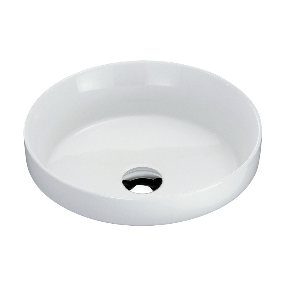Fienza RB3134D Reba Semi Inset Ceramic Basin, White
