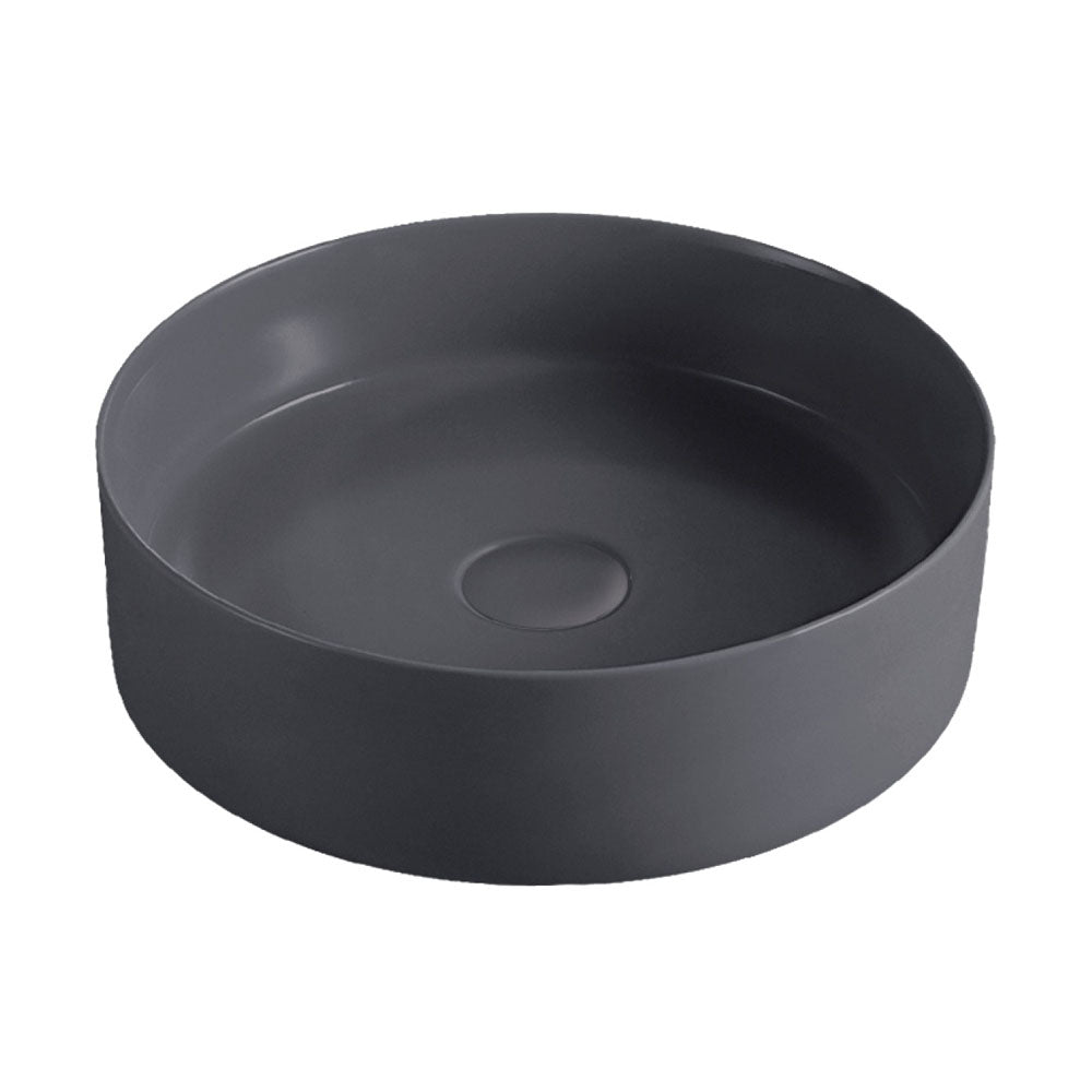 Fienza RB3134DG Reba Above Counter Ceramic Basin, Dark Grey