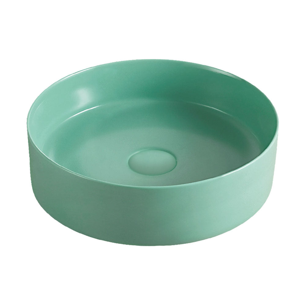 Fienza RB3134G Reba Above Counter Ceramic Basin, Matte Green