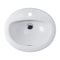 Fienza RB405-1 Stella Inset Basin 1 Tap Hole, White - Special Order