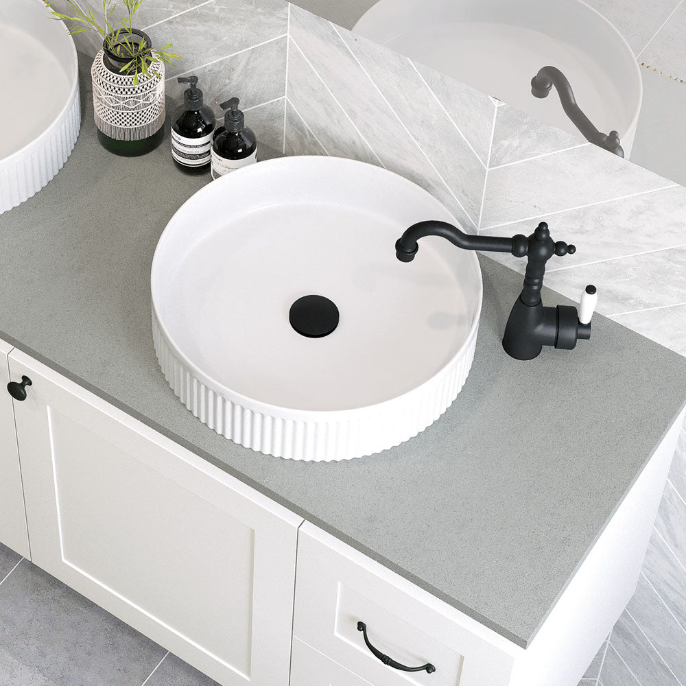 Fienza RB465 Eleanor Round Above Counter Basin, White