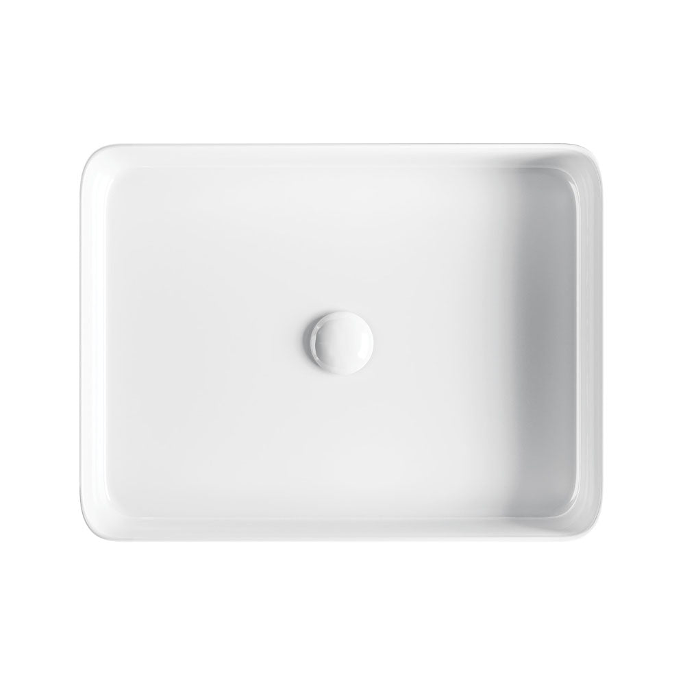 Fienza RB467 Eleanor Rectangular Above Counter Basin, White