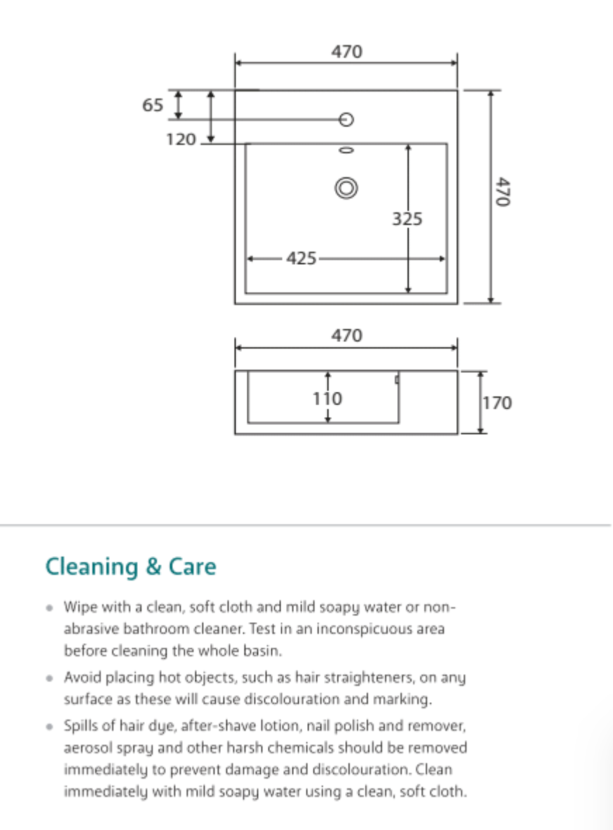 Fienza Helen RB71 1 Tap Hole Above Counter Basin, Gloss White