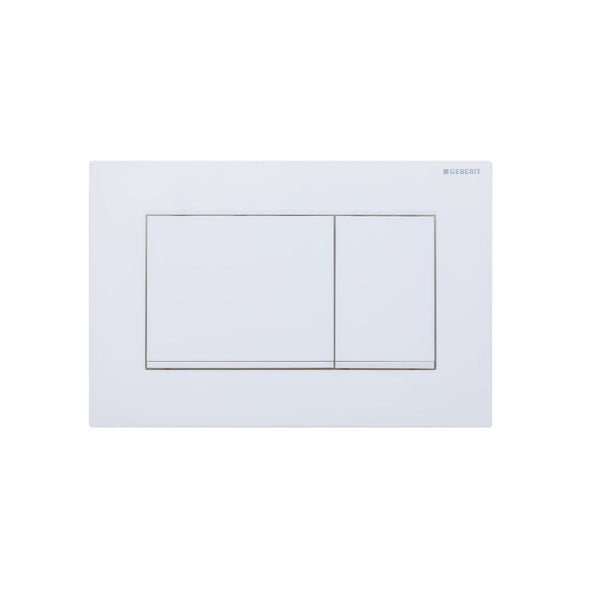 Fienza SIG30-WH Rectangular Flush Buttons for Geberit Sigma 30, Matte White - Special Order