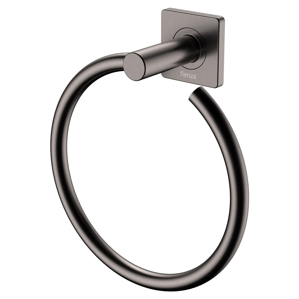 Fienza Sansa Hand Towel Ring 83202GM - Gunmetal Grey