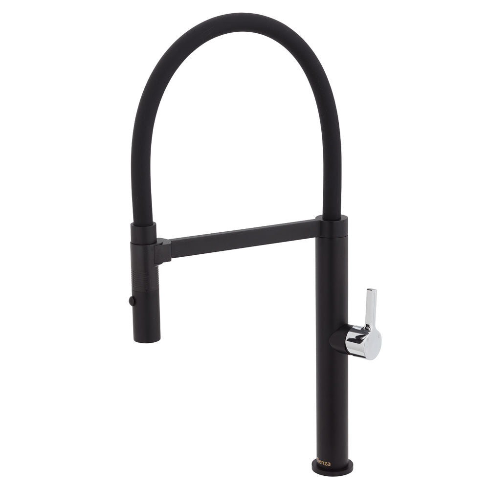Fienza Sansa Pull Down Sink Mixer - Matte Black