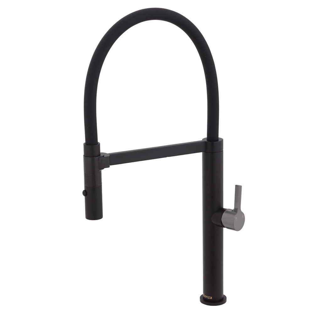 Fienza Sansa Pull Down Sink Mixer - Matte Black
