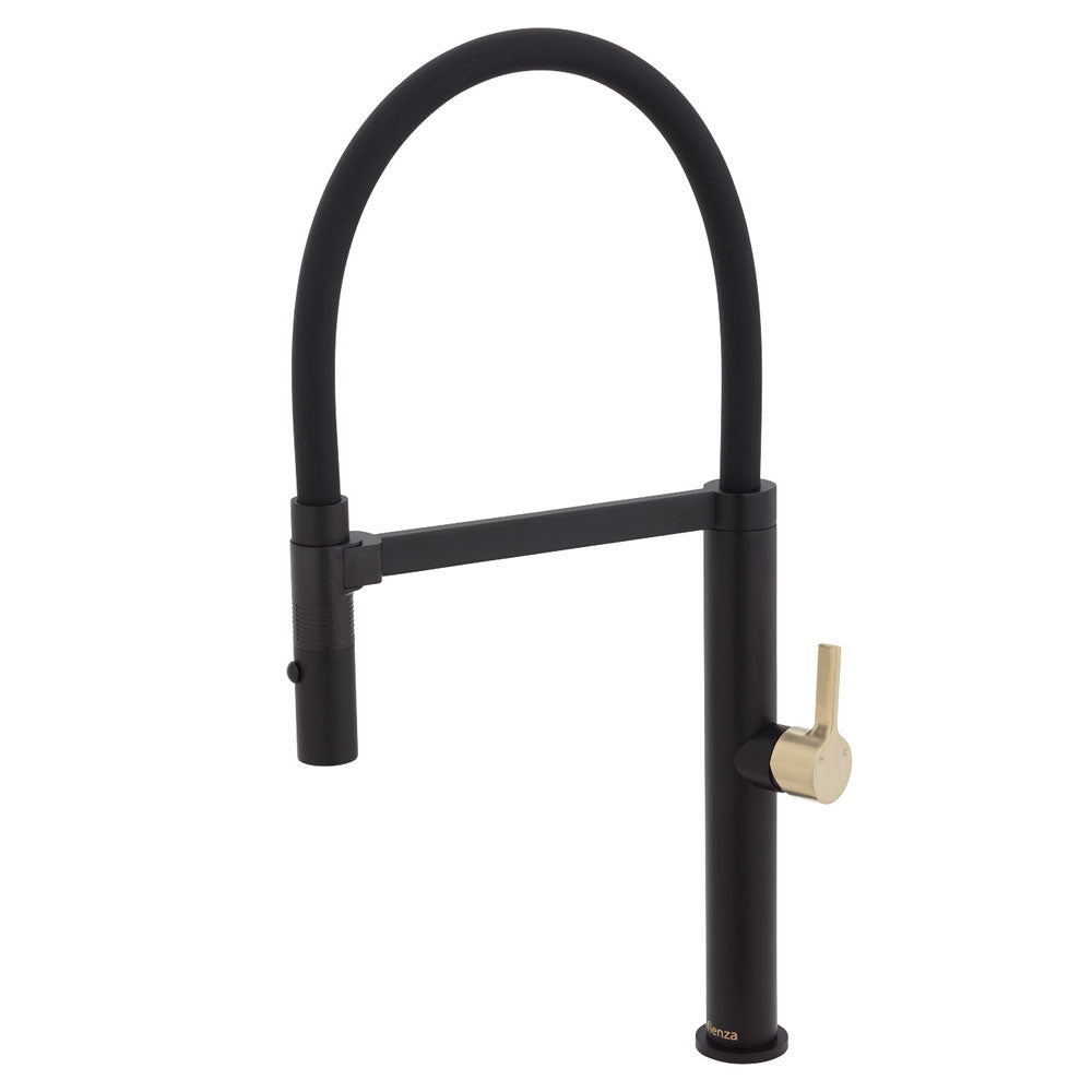 Fienza Sansa Pull Down Sink Mixer - Matte Black