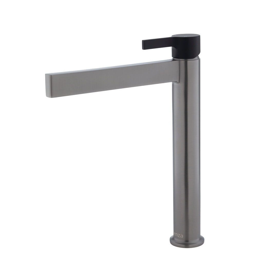 Fienza Sansa Tall Basin Mixer - Gunmetal Grey