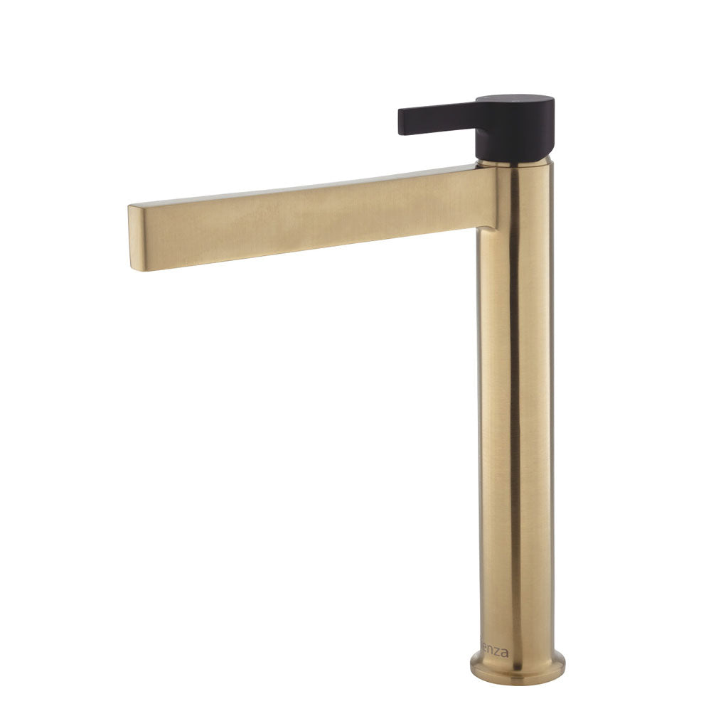 Fienza Sansa Tall Basin Mixer - Urban Brass