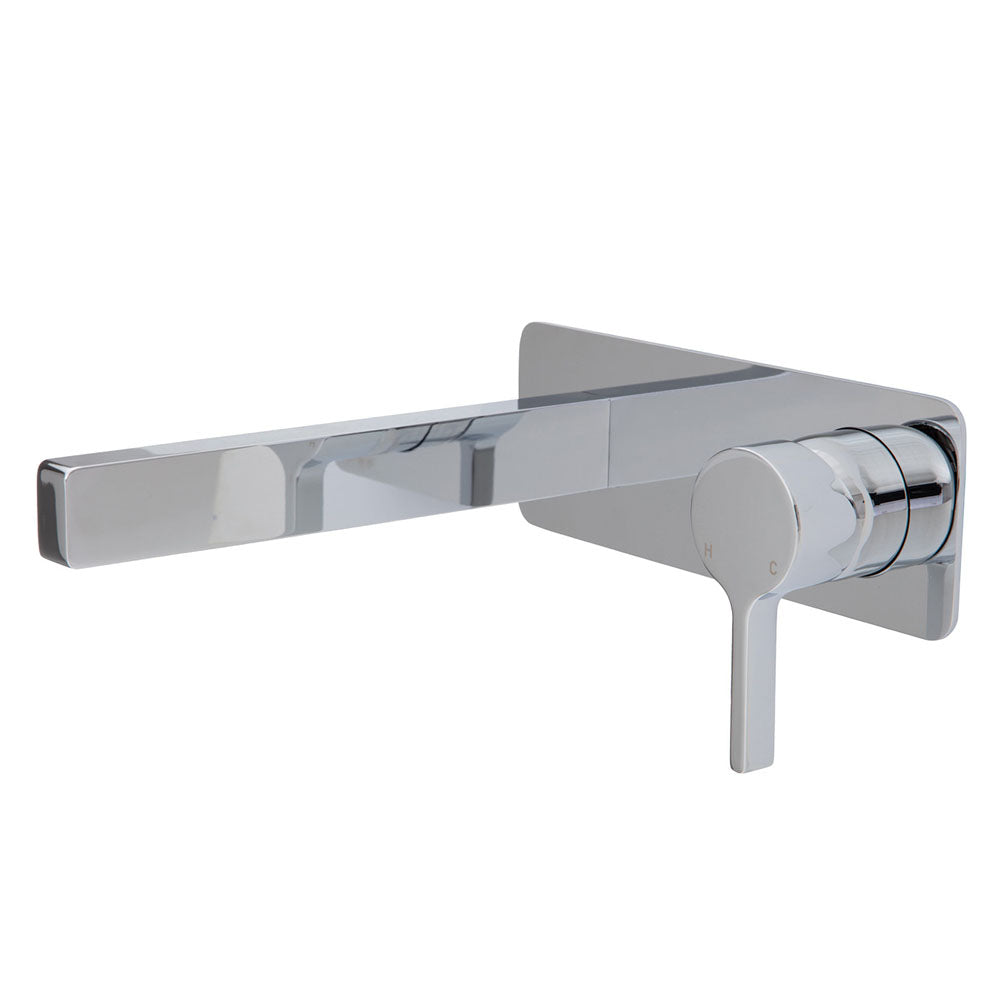 Fienza Sansa Wall Basin Mixer Set - Chrome